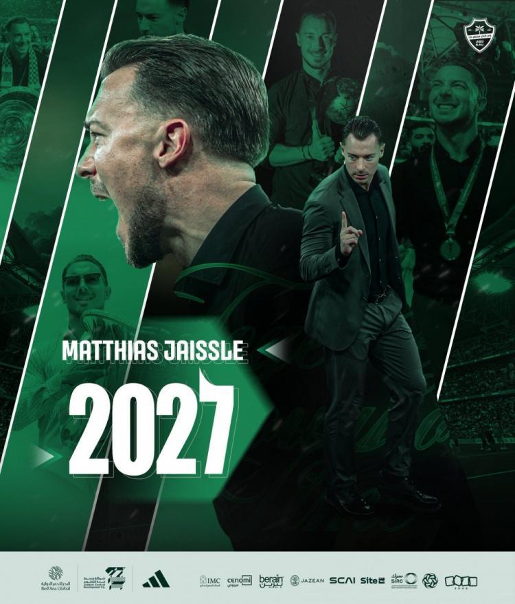 星空体育APP-夺亚冠+沙超杯冠军，官方：吉达国民与主教练雅伊斯勒续约至2027